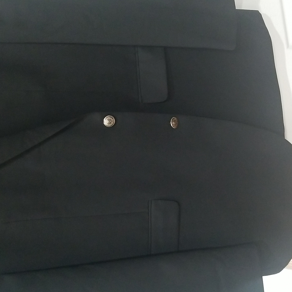 Chaps Wool Black Blazer Jacket - image 3